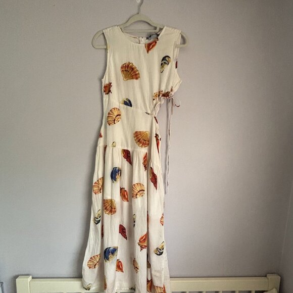 ASOS Design Sleevless Cut Out Midi Dress Sz. US 6 - Picture 4 of 8